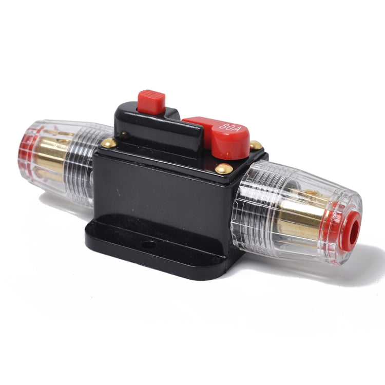 DC 12-24V รถ Circuit Breaker สเตอริโอผู้ถือฟิวส์ประกัน 80A ฟิวส์, 80A