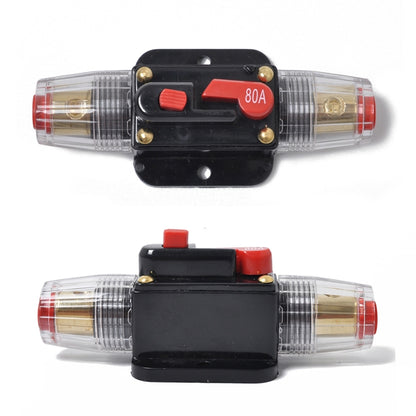DC 12-24V รถ Circuit Breaker สเตอริโอผู้ถือฟิวส์ประกัน 80A ฟิวส์, 80A