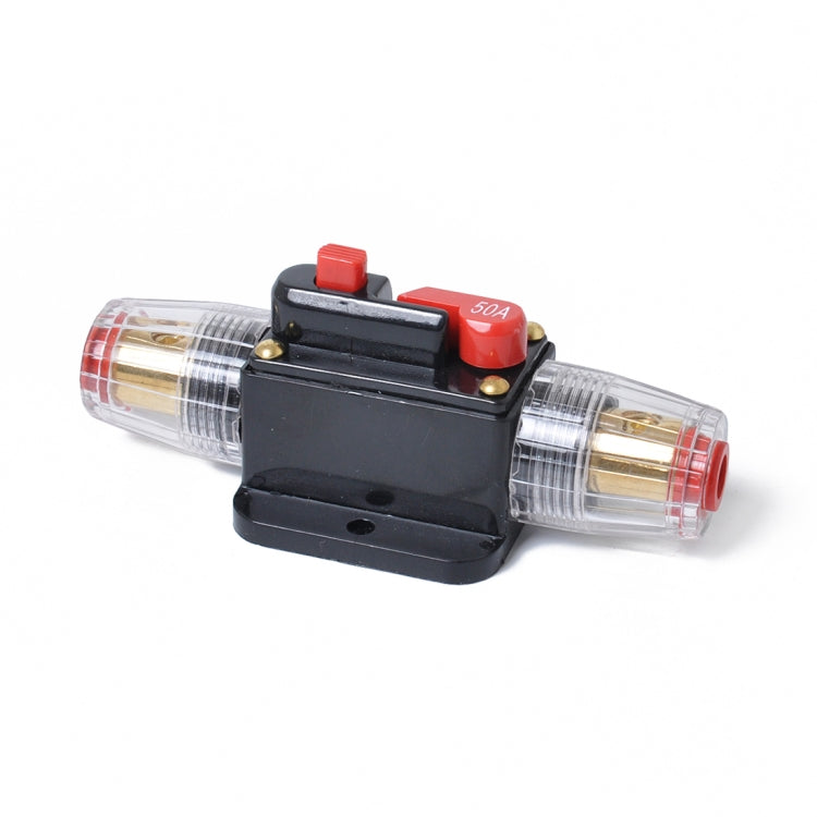 DC 12-24V รถ Circuit Breaker สเตอริโอผู้ถือฟิวส์ประกัน 50A ฟิวส์, 50A