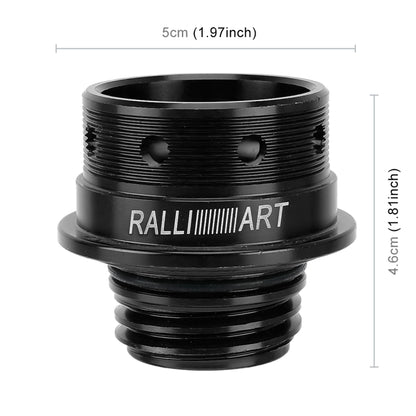 ฝาปิดถังน้ำมันสแตนเลสแต่งรถสำหรับ Mitsubishi ขนาด 5.0 x 4.6ซม
