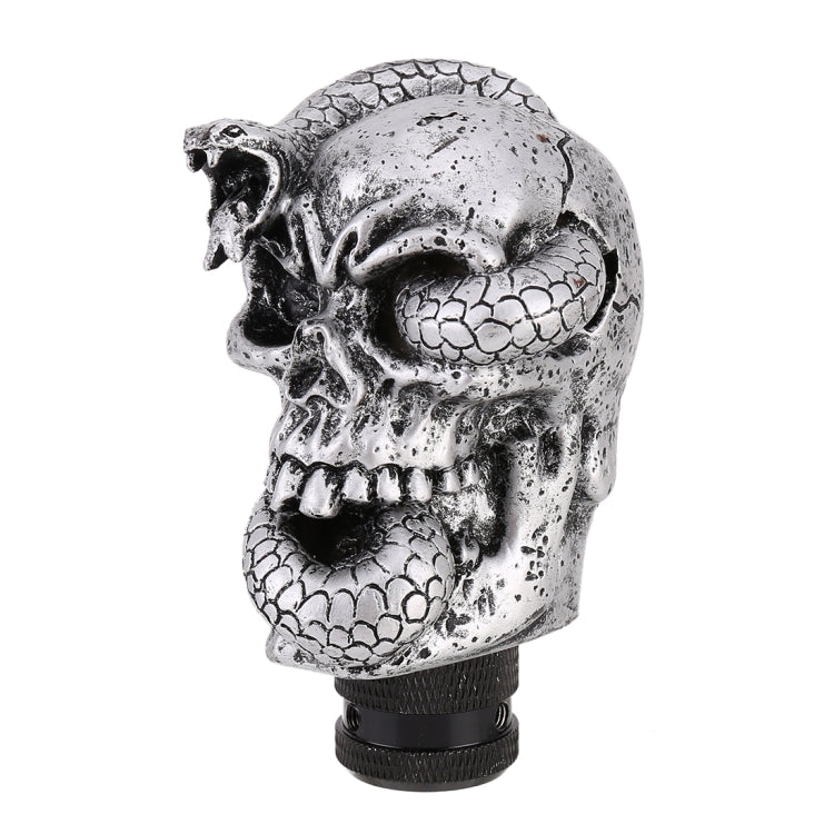 LX Tandy Creative Universal รถงู Ghost Shaped Shifter ฝาครอบเกียร์อัตโนมัติเกียร์ KNOB, Snake Ghost Shaped