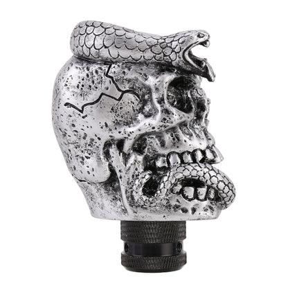 LX Tandy Creative Universal รถงู Ghost Shaped Shifter ฝาครอบเกียร์อัตโนมัติเกียร์ KNOB, Snake Ghost Shaped