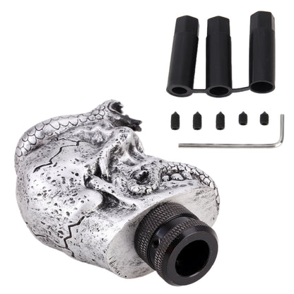 LX Tandy Creative Universal รถงู Ghost Shaped Shifter ฝาครอบเกียร์อัตโนมัติเกียร์ KNOB, Snake Ghost Shaped