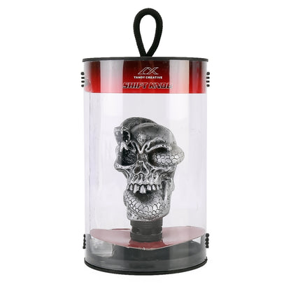 LX Tandy Creative Universal รถงู Ghost Shaped Shifter ฝาครอบเกียร์อัตโนมัติเกียร์ KNOB, Snake Ghost Shaped