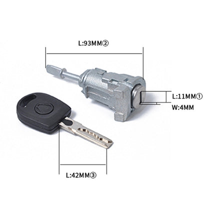 แกนล็อคประตูซ้ายอัตโนมัติ 604837167 สำหรับ Volkswagen POLO, A0963