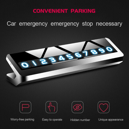 สติ๊กเกอร์ติดรถบัตรจอดรถชั่วคราวที่สร้างสรรค์, Parking Card Car Sticker (Grey), Parking Card Car Sticker (Silver)