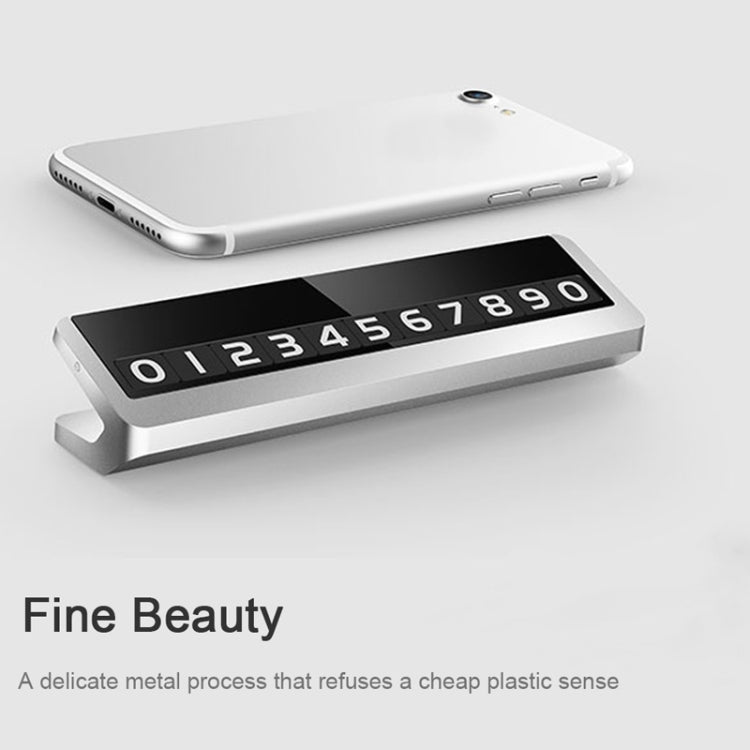 สติ๊กเกอร์ติดรถบัตรจอดรถชั่วคราวที่สร้างสรรค์, Parking Card Car Sticker (Grey), Parking Card Car Sticker (Silver)