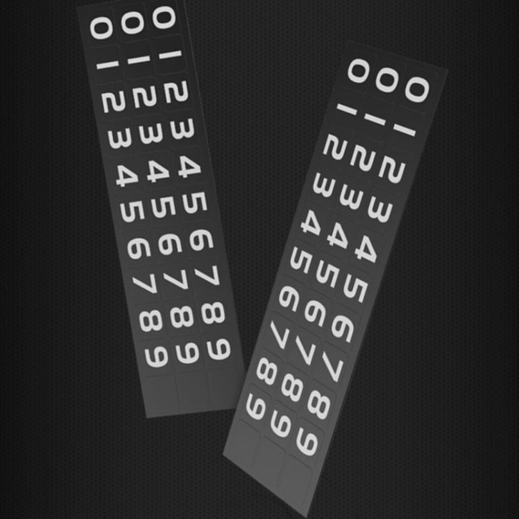 สติ๊กเกอร์ติดรถบัตรจอดรถชั่วคราวที่สร้างสรรค์, Parking Card Car Sticker (Grey), Parking Card Car Sticker (Silver)