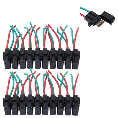 20 ชิ้นผู้ถือกล่องฟิวส์ใบมีดรถที่ถอดออกได้, 20 PCS Blade Fuse Box Holder
