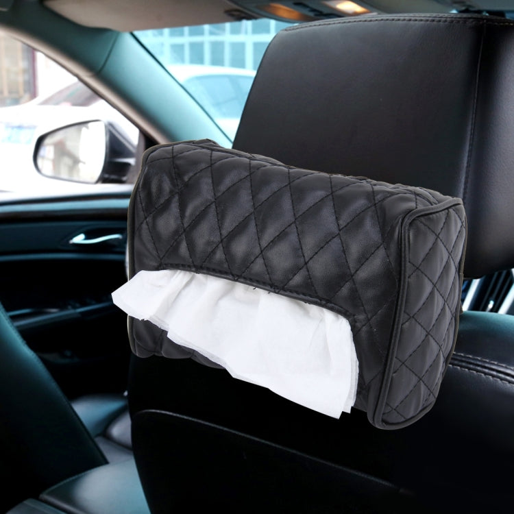 รถ Auto หนัง Sun Visor Backseat Hanger กล่องกระดาษทิชชูกระดาษผ้าเช็ดปาก (ไม่รวมผ้าเช็ดปาก), Not Include Napkin Black, Not Include Napkin Pink, Not Include Napkin White