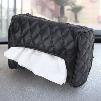 รถ Auto หนัง Sun Visor Backseat Hanger กล่องกระดาษทิชชูกระดาษผ้าเช็ดปาก (ไม่รวมผ้าเช็ดปาก), Not Include Napkin Black, Not Include Napkin Pink, Not Include Napkin White