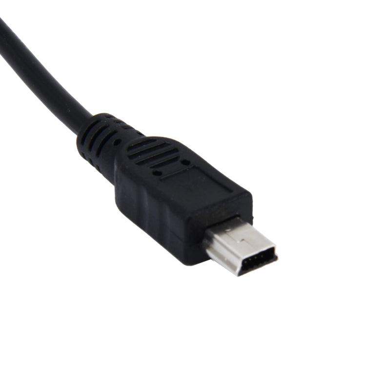 Universal Mini USB Charger Adapter สำหรับกล้อง DVR รถ GPS Navigation อินพุต 10V - 48V เอาต์พุต 5V 1.5A, ความยาวสายเคเบิล: 1.2 ม., Mini USB  Cable Length: 1.2m