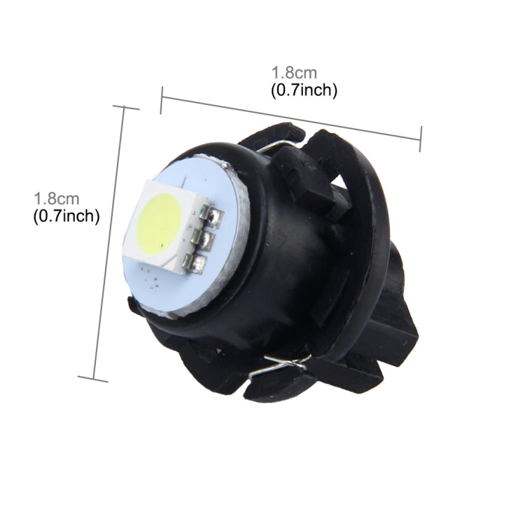 10 ชิ้น 0.3 วัตต์ T6.5 ลิ่มแผงหน้าปัดไฟ LED แดชบอร์ดมาตรวัดคลัสเตอร์ตัวบ่งชี้โคมไฟหลอดไฟ, 0.3W T6.5