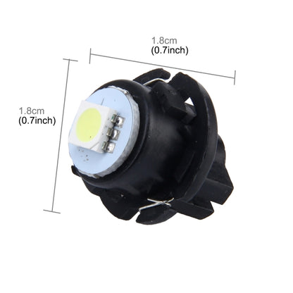 10 ชิ้น 0.3 วัตต์ T6.5 ลิ่มแผงหน้าปัดไฟ LED แดชบอร์ดมาตรวัดคลัสเตอร์ตัวบ่งชี้โคมไฟหลอดไฟ, 0.3W T6.5