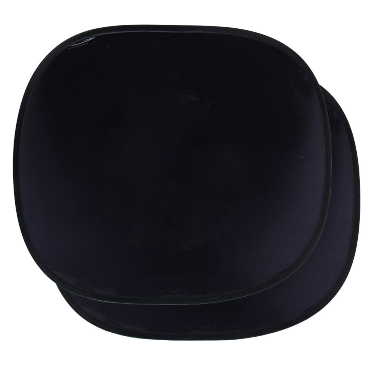 2 ชิ้นรถยนต์ออโต้ซันเฉดสีหน้าต่างด้านข้างม่านบังแดดปกบล็อกคงยึดโล่บังแดด, ขนาด: 45 ซม. × 37 ซม., 45cm×37cm