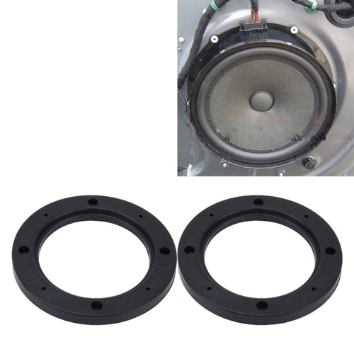 2 ชิ้น 4 นิ้วรถยนต์ออโต้ ABS ลำโพงฐานป้องกันกลวงปกผู้ถือเสื่อ, เส้นผ่านศูนย์กลางภายใน: 10 เซนติเมตร, 10cm