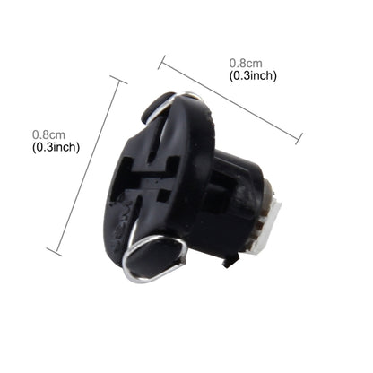 10 ชิ้น 0.5 วัตต์ T4.2 ลิ่มแผงหน้าปัดไฟ LED แดชบอร์ดมาตรวัดคลัสเตอร์ตัวบ่งชี้โคมไฟหลอดไฟ, 0.5W T4.2