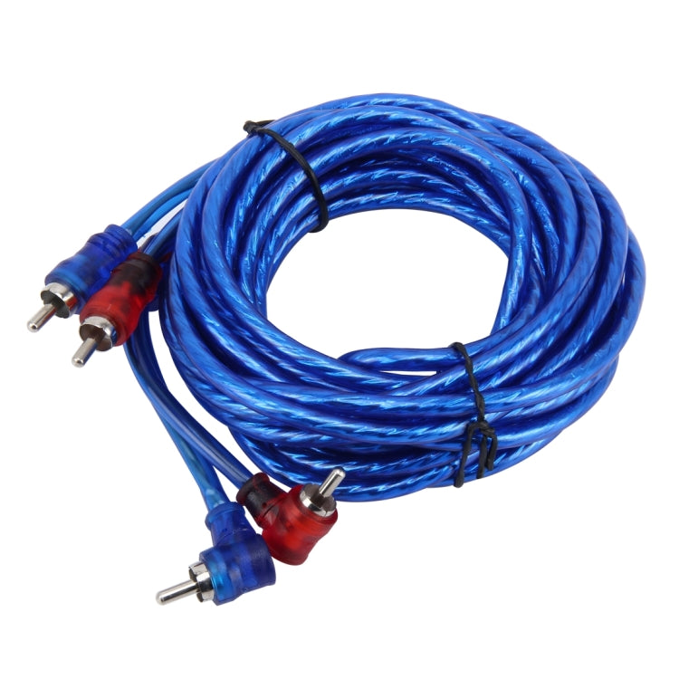 4.5 M รถ Auto PU ห่อสายสเตอริโอเสียง OFC 2RCA TO 2RCA แจ็คสายสัญญาณเสียงชายชาย RCA Aux CABLE, PU