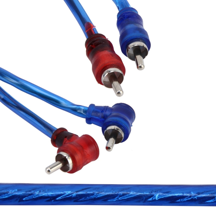 4.5 M รถ Auto PU ห่อสายสเตอริโอเสียง OFC 2RCA TO 2RCA แจ็คสายสัญญาณเสียงชายชาย RCA Aux CABLE, PU