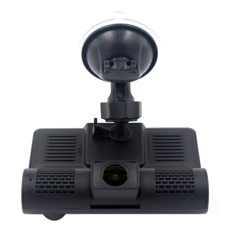หน้าจอ IPS 4.0 นิ้ว 5.0 ล้านพิกเซล 170 องศามุมกว้าง Full HD 1080P 3 ช่องวิดีโอรถ DVR, รองรับ Night Vision เติมแสง / ภาพย้อนกลับ / การ์ด TF (สูงสุด 32GB) / G-sensor / การตรวจจับการเคลื่อนไหว, 170 Degrees