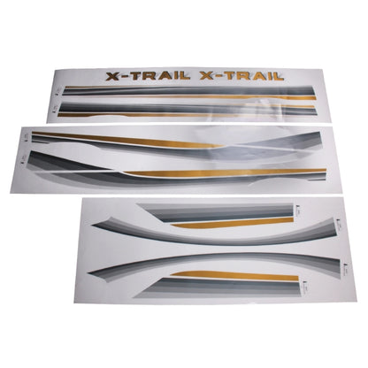 3 ชิ้น SUV Body แถบตกแต่งรถยี่ห้อ Streamline Shining สติกเกอร์สำหรับ Honda CRV Nissarl X-Trail/Qashqai /Murano Series, Strip Brand Car Streamline Shining Sticker