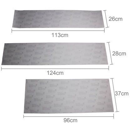 3 ชิ้น SUV Body แถบตกแต่งรถยี่ห้อ Streamline Shining สติกเกอร์สำหรับ Honda CRV Nissarl X-Trail/Qashqai /Murano Series, Strip Brand Car Streamline Shining Sticker