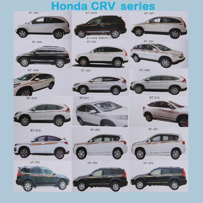 3 ชิ้น SUV Body แถบตกแต่งรถยี่ห้อ Streamline Shining สติกเกอร์สำหรับ Honda CRV Nissarl X-Trail/Qashqai /Murano Series, Strip Brand Car Streamline Shining Sticker