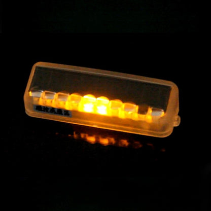 จัดแต่งทรงผมรถไฟเตือนพลังงานแสงอาทิตย์แฟลช LED ไฟตกแต่งป้องกันการชนกัน, Decorative Light