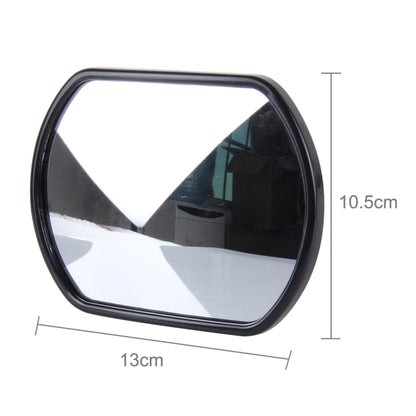 3R-025 รถบรรทุกจุดบอดกระจกมองหลังมุมกว้างขนาด: 14 ซม. × 10.5 ซม., 3R-025 (Black)