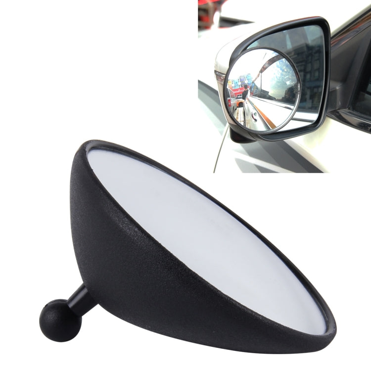 3R-098 กระจกมองข้างจุดบอดรถยนต์มุมกว้างเส้นผ่านศูนย์กลาง: 9.8 ซม, 3R-098 (Black)