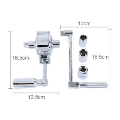 ZLB16 Heavy Duty Lug Nut เครื่องมือประหยัดแรงงานตัวคูณแรงบิดซ็อกเก็ตประแจชุด 3 ซ็อกเก็ต, ZLB16