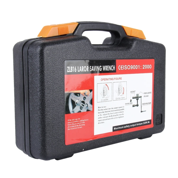 ZLB16 Heavy Duty Lug Nut เครื่องมือประหยัดแรงงานตัวคูณแรงบิดซ็อกเก็ตประแจชุด 3 ซ็อกเก็ต, ZLB16