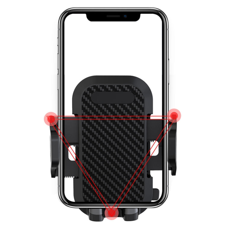 ที่วางโทรศัพท์ในรถยนต์แบบยึดติดรถยนต์แบบมัลติฟังก์ชั่น, Suction Cup Mount Phone Holder (Black)