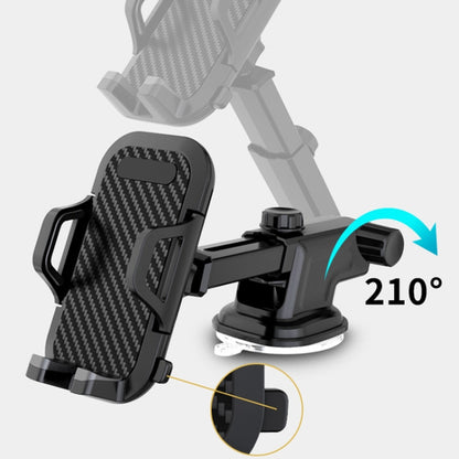 ที่วางโทรศัพท์ในรถยนต์แบบยึดติดรถยนต์แบบมัลติฟังก์ชั่น, Suction Cup Mount Phone Holder (Black)