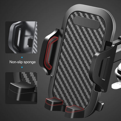 ที่วางโทรศัพท์ในรถยนต์แบบยึดติดรถยนต์แบบมัลติฟังก์ชั่น, Suction Cup Mount Phone Holder (Black)