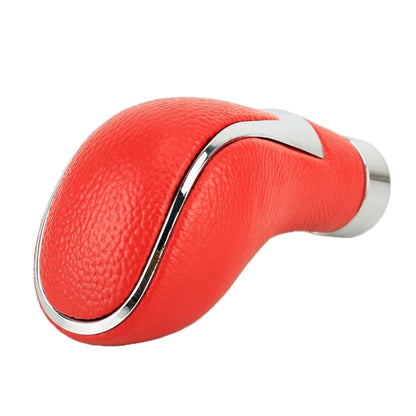 Universal รถหนัง PU และโลหะเกียร์ SHIFT KNOB ดัดแปลง Auto รถเกียร์ SHIFT LEVER KNOB, Gear Shift Knob(Red), Shift Knob 2