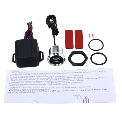 สวิตช์สตาร์ทสตาร์ทด้วยปุ่มเดียวพร้อมไฟส่องสว่าง Engine Start Pivot Illumination Starter พร้อมไฟส่องสว่าง, With Blue Lighting, With Red Lighting