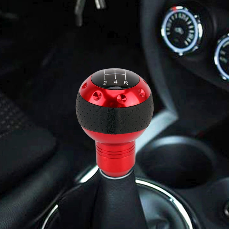 Universal รถเกียร์ SHIFT KNOB ดัดแปลงเกียร์รถเกียร์ SHIFT KNOB เกียร์อัตโนมัติ SHIFT LEVER KNOB เกียร์, Shift Lever Knob Gear Knobs(Red)