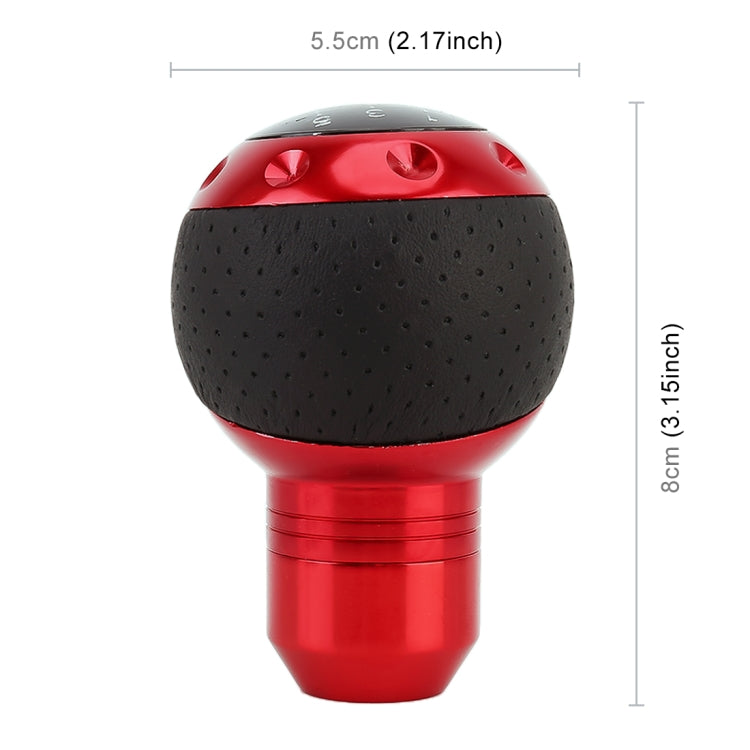 Universal รถเกียร์ SHIFT KNOB ดัดแปลงเกียร์รถเกียร์ SHIFT KNOB เกียร์อัตโนมัติ SHIFT LEVER KNOB เกียร์, Shift Lever Knob Gear Knobs(Red)