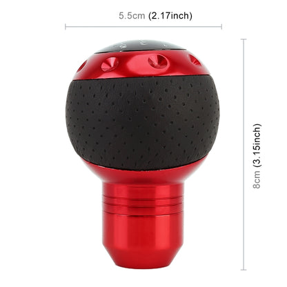 Universal รถเกียร์ SHIFT KNOB ดัดแปลงเกียร์รถเกียร์ SHIFT KNOB เกียร์อัตโนมัติ SHIFT LEVER KNOB เกียร์, Shift Lever Knob Gear Knobs(Red)
