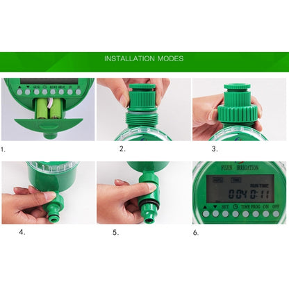 รดน้ำอัตโนมัติ Controller จับเวลา Garden Water Timer Sprinkler Irrigation Controller ชลประทาน Timer Controller รดน้ำชุด, Water Timer 2