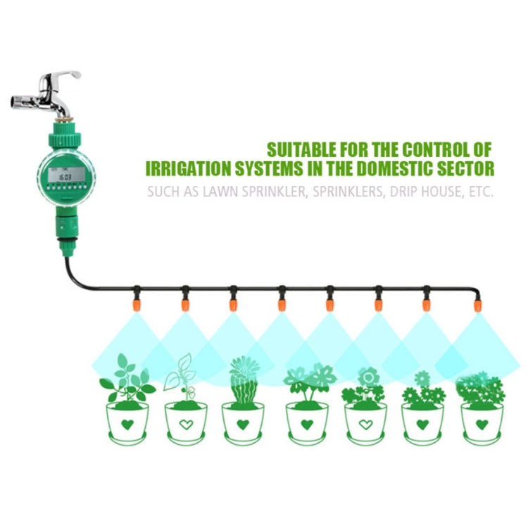 รดน้ำอัตโนมัติ Controller จับเวลา Garden Water Timer Sprinkler Irrigation Controller ชลประทาน Timer Controller รดน้ำชุด, Water Timer 2