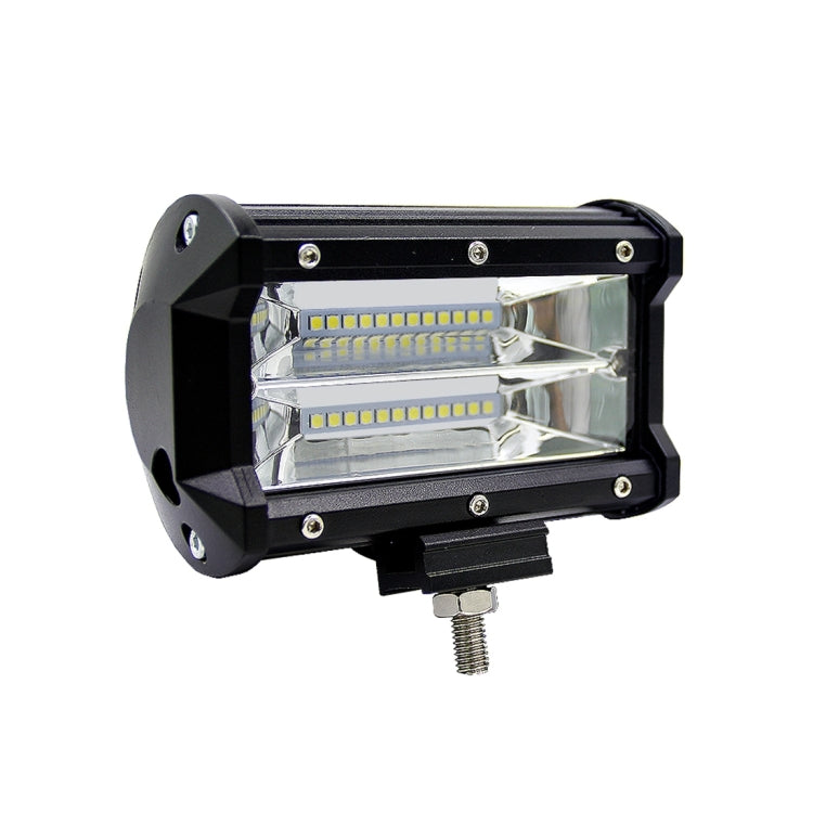 5 นิ้ว 18W 24 LED กันน้ำ IP67 สองบาร์ดัดแปลงไฟ Off-road Spotlight ไฟรถทำงานไฟ DC 9-48V, Spot/72W/6000K 3000LM, Yellow/18W/3000K 1080LM