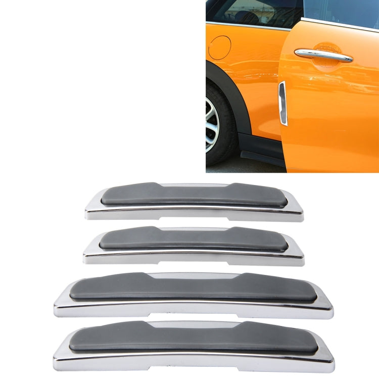 4 PCS ประตูรถด้านข้าง GUARD Anti CRASH Strip รถภายนอกหลีกเลี่ยงการกระแทก Collsion Impact Protector แฟชั่นการออกแบบรถสติกเกอร์