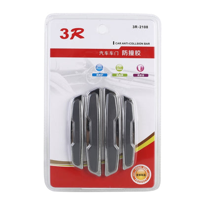 4 PCS ประตูรถด้านข้าง GUARD Anti CRASH Strip รถภายนอกหลีกเลี่ยงการกระแทก Collsion Impact Protector แฟชั่นการออกแบบรถสติกเกอร์