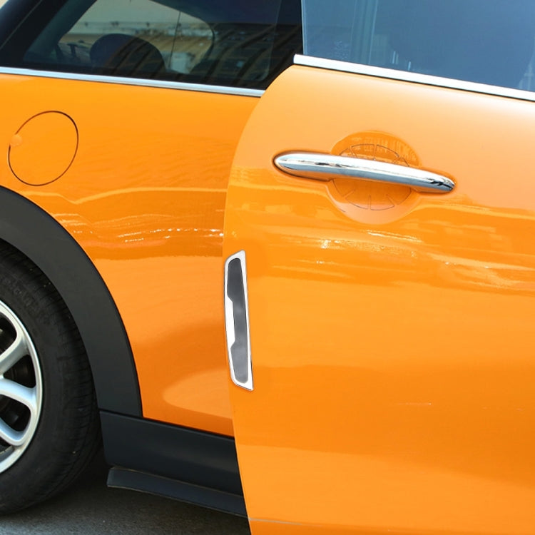 4 PCS ประตูรถด้านข้าง GUARD Anti CRASH Strip รถภายนอกหลีกเลี่ยงการกระแทก Collsion Impact Protector แฟชั่นการออกแบบรถสติกเกอร์