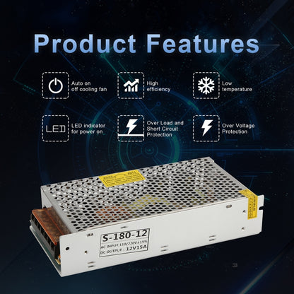 AC 110/220 V ถึง DC 12 V 20A 240 W อะแดปเตอร์ AC-DC Converter ขั้นตอนลงโมดูลหม้อแปลงแรงดันไฟฟ้าสวิทช์, 20A 240W