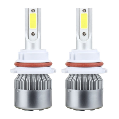 2 ชิ้น 9007 18W 1800 LM 6000K IP68 Casnbus ไฟหน้ารถ LED คงที่ในปัจจุบันพร้อมโคมไฟ 2 ซัง, DC 9-36V, 9007