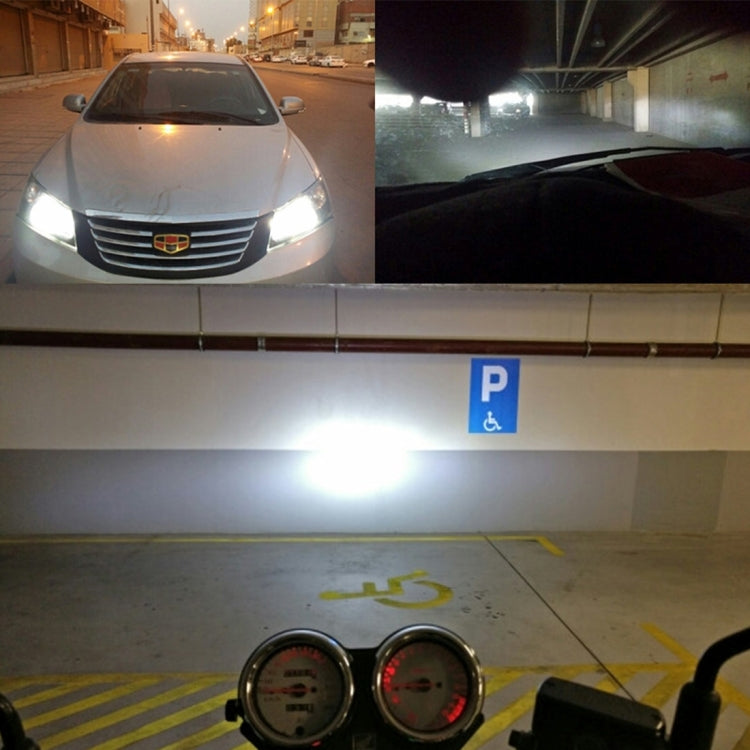 2 ชิ้น 9007 18W 1800 LM 6000K IP68 Casnbus ไฟหน้ารถ LED คงที่ในปัจจุบันพร้อมโคมไฟ 2 ซัง, DC 9-36V, 9007