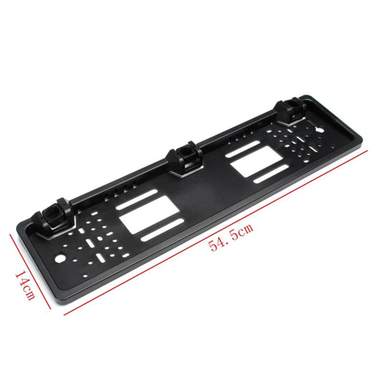 PZ300L รถยุโรปกรอบป้ายทะเบียนเซ็นเซอร์ที่จอดรถเรดาร์ถอยหลังพร้อมเครื่องตรวจจับเรดาร์ 3 ตัว, PZ300L